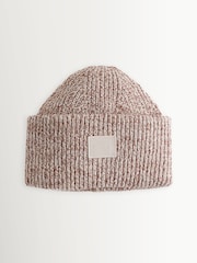 Varley Taupe Flecked Carly Beanie - Image 3 of 5