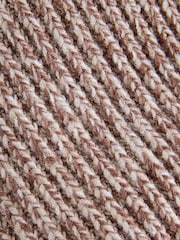 Varley Taupe Flecked Carly Beanie - Image 5 of 5