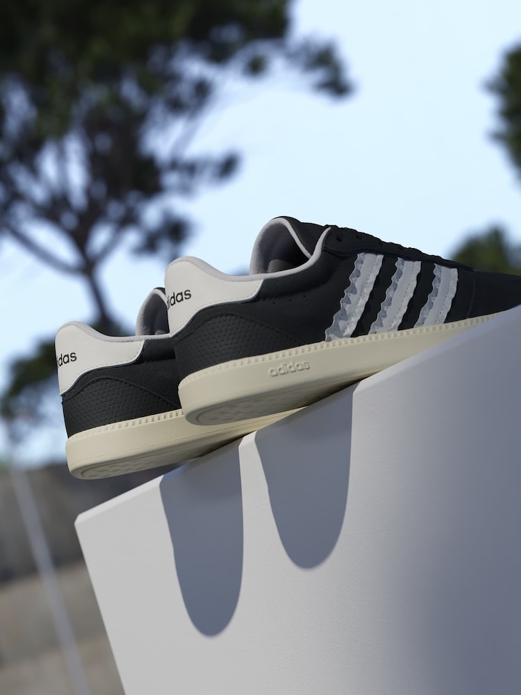 Buy adidas Black/White Breaknet Sleek Trainers from Next USA