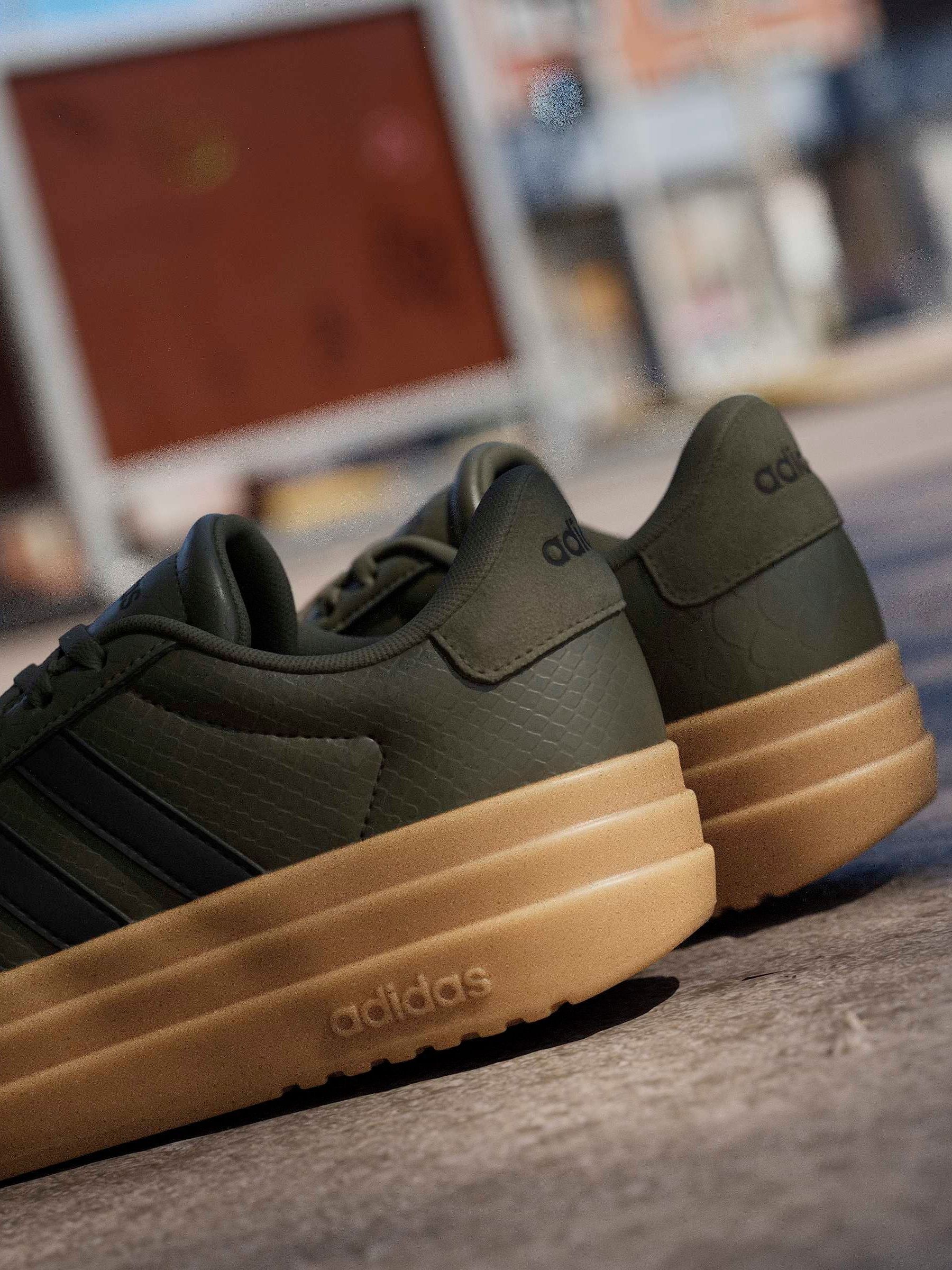 Buy adidas Olive Green VL Court Bold Trainers from Next USA