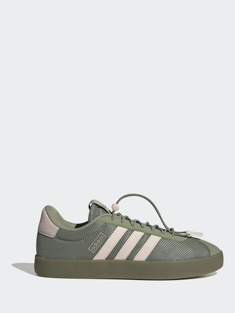 adidas Olive Green VL Court 3.0 Trainers - Image 1 of 8 adidas Olive Green VL Court 3.0 Trainers - Image 1 of 8