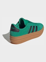 adidas Green/Black VL Court Bold Trainers - Image 4 of 10