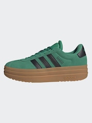 adidas Green/Black VL Court Bold Trainers - Image 7 of 10
