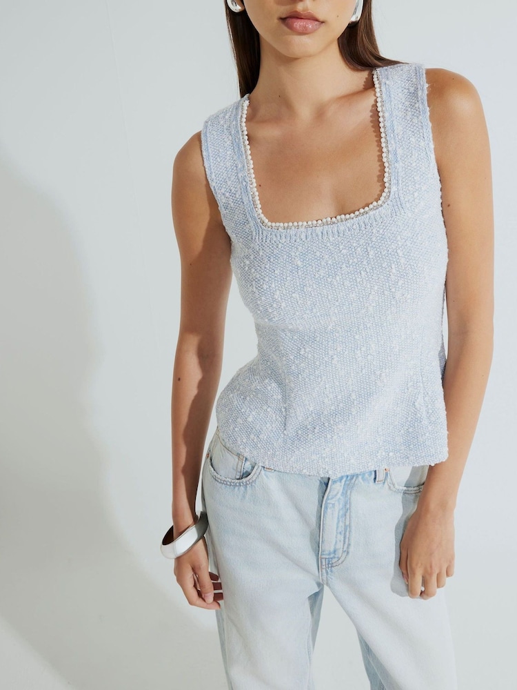 River Island Bouclé Vest - Imagem 4 de 4