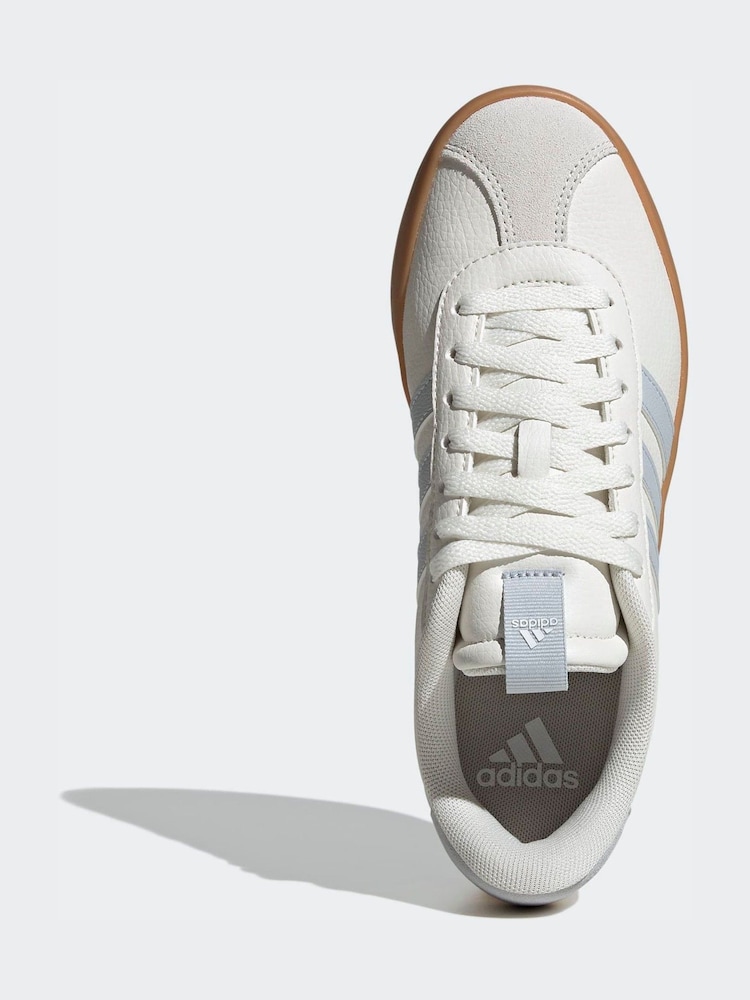 adidas Chalk White VL Court 3.0 Trainers - Image 10 of 10