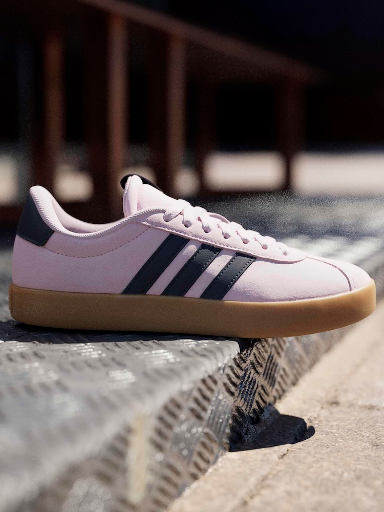 adidas gazelle silver green womens adidas Gazelle Indoor Shoes - Women's - Wonder Mauve / Red / Gum main image 0
