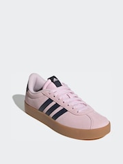 adidas Pink VL Court 3.0 Trainers - Image 6 of 12