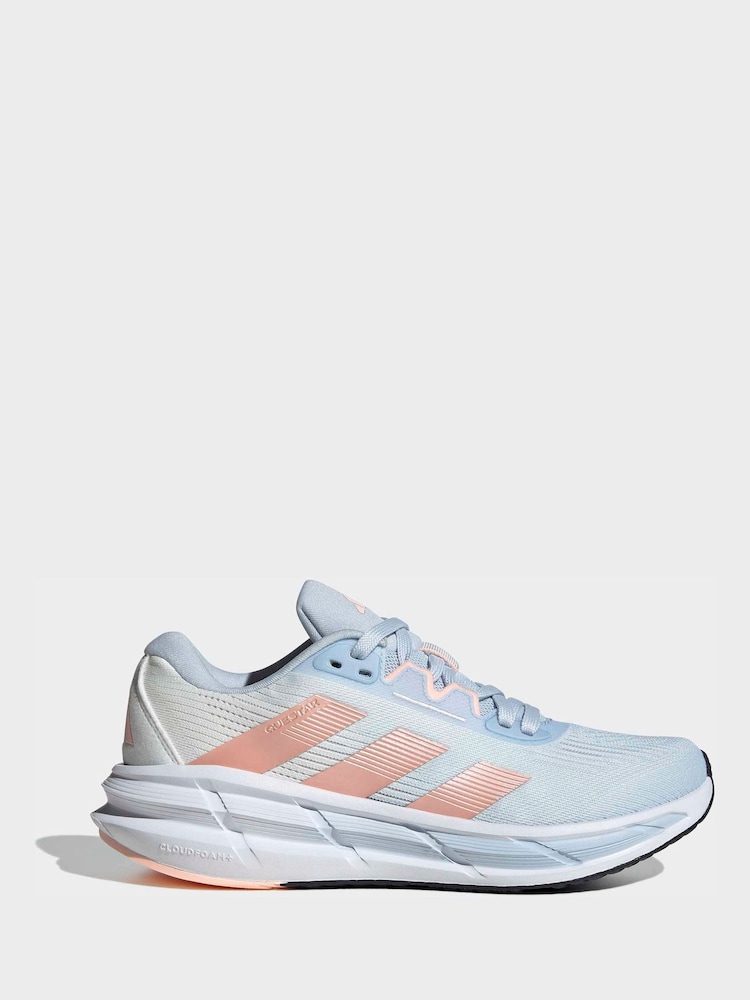 adidas Light Blue Questar 3 Running Shoes Trainers - Image 1 of 9