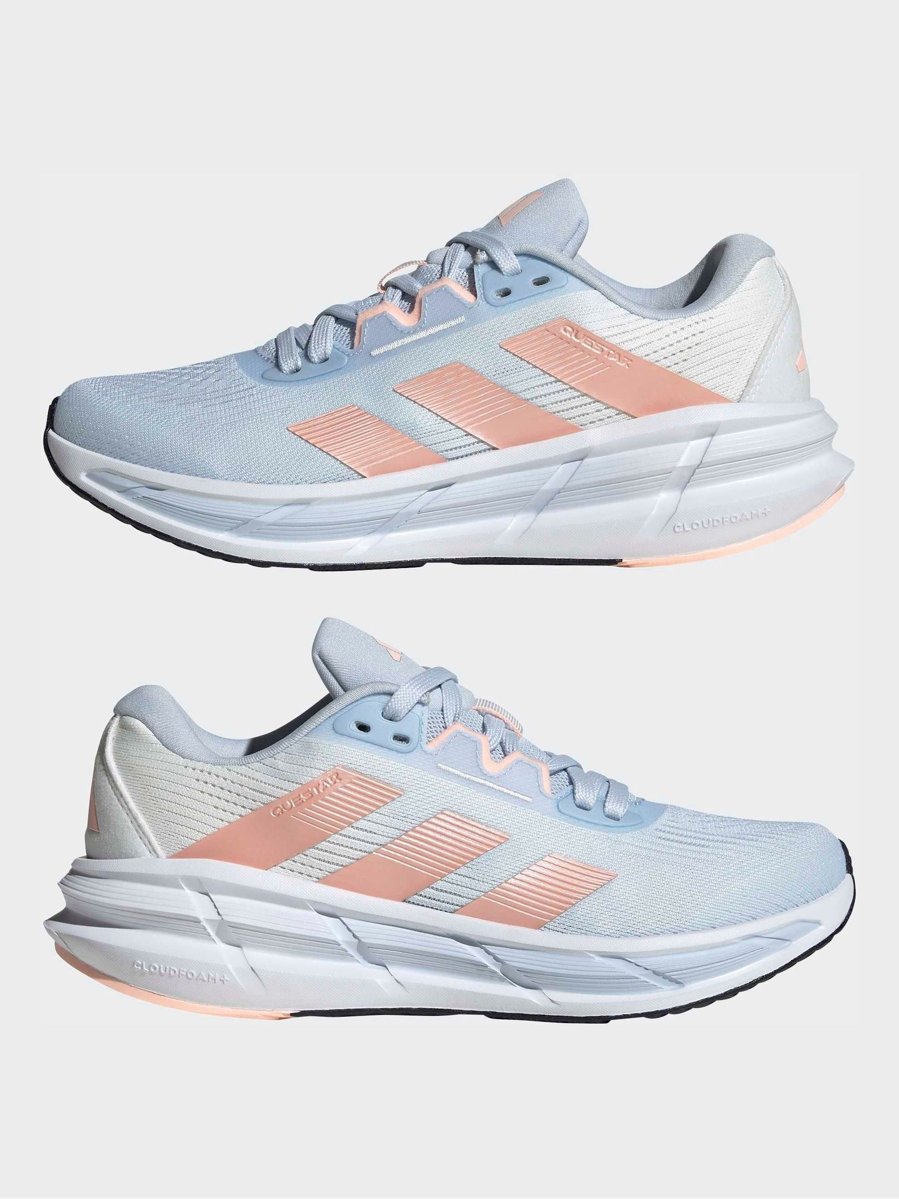 Buy adidas Light Blue Questar 3 Running Shoes Trainers from Next