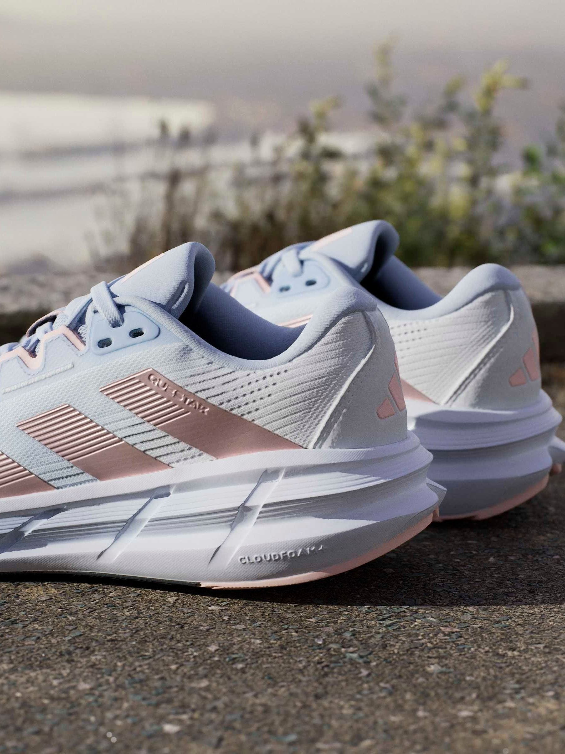 Buy adidas Light Blue Questar 3 Running Shoes Trainers from Next