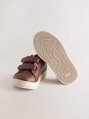 Tan Brown Touch Fastening Shoes - Image 3 of 5