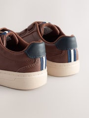 Tan Brown Touch Fastening Shoes - Image 5 of 5