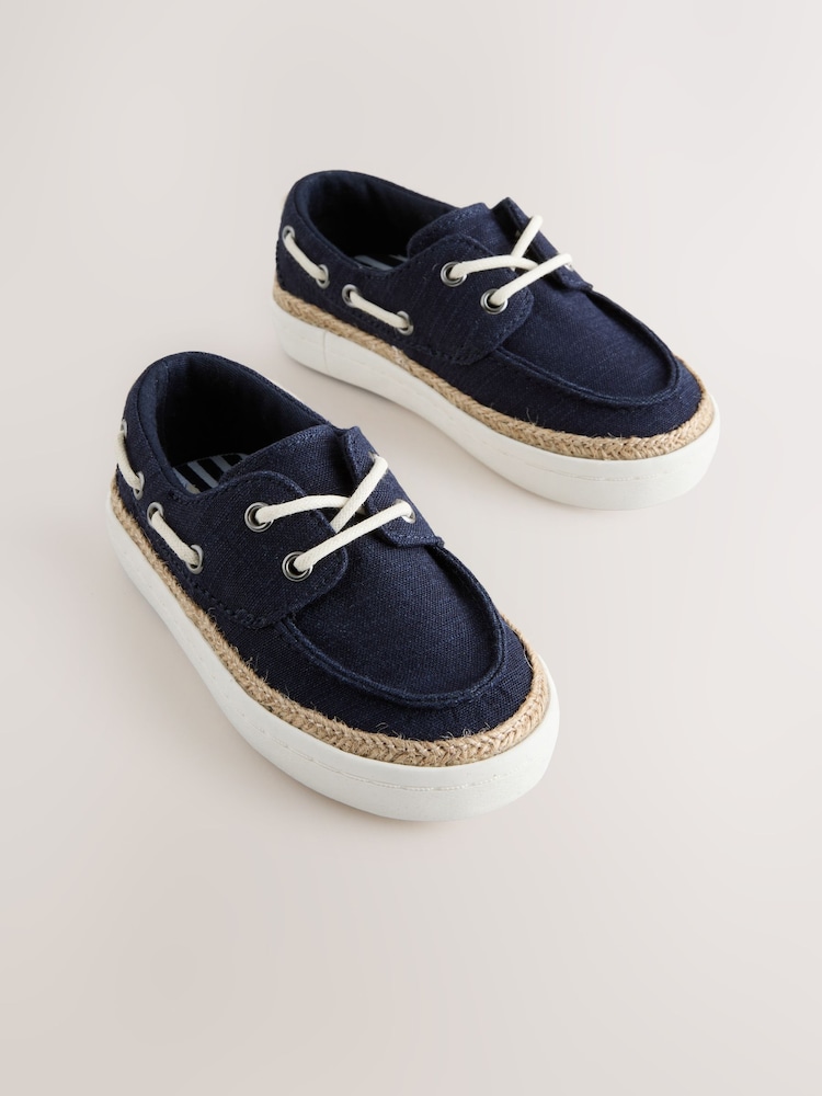 Navy Boat Shoes - Image 1 of 5