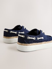 Navy Boat Shoes - Image 3 of 5