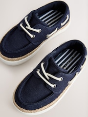 Navy Boat Shoes - Image 4 of 5