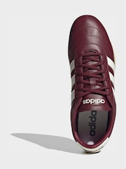 adidas Red/White Grand Court Lo Trainers - Image 7 of 10