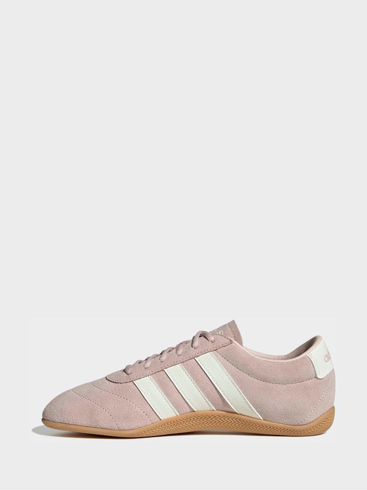 adidas gazelle silver green womens adidas | VL Court 3.0 Shoes - White/Pink/Gold