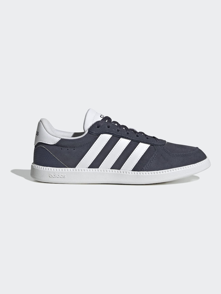 adidas Dark Blue Breaknet Sleek Trainers - Image 1 of 10 adidas Dark Blue Breaknet Sleek Trainers - Image 1 of 10