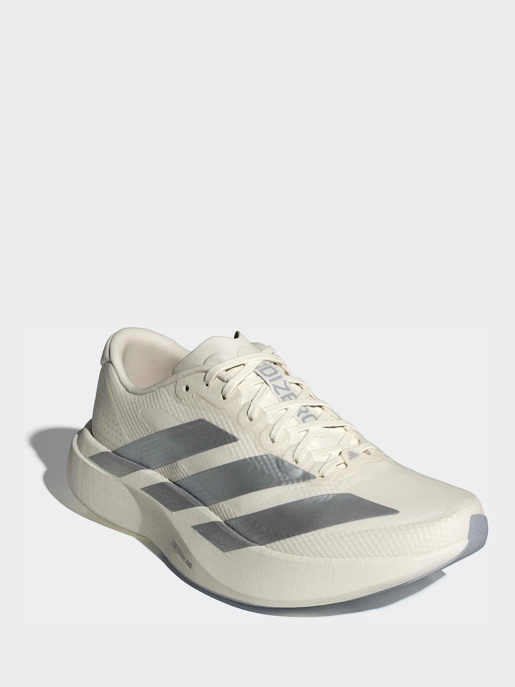 Buy adidas White/Silver Adizero Evo Sl Running Trainers from Next