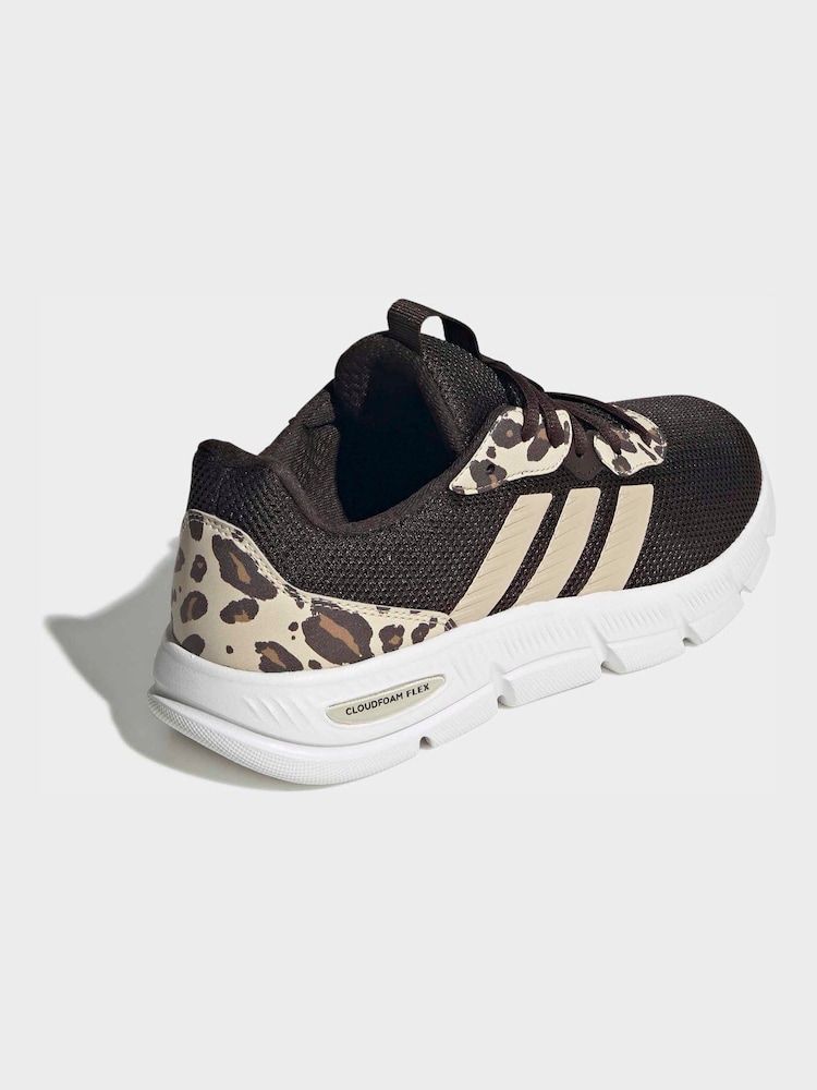 adidas Brown Cloudfoam Flex Trainers - Image 8 of 8