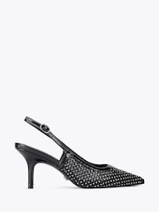 Carvela Lavish Jewel Black Shoes - Imagem 1 de 4