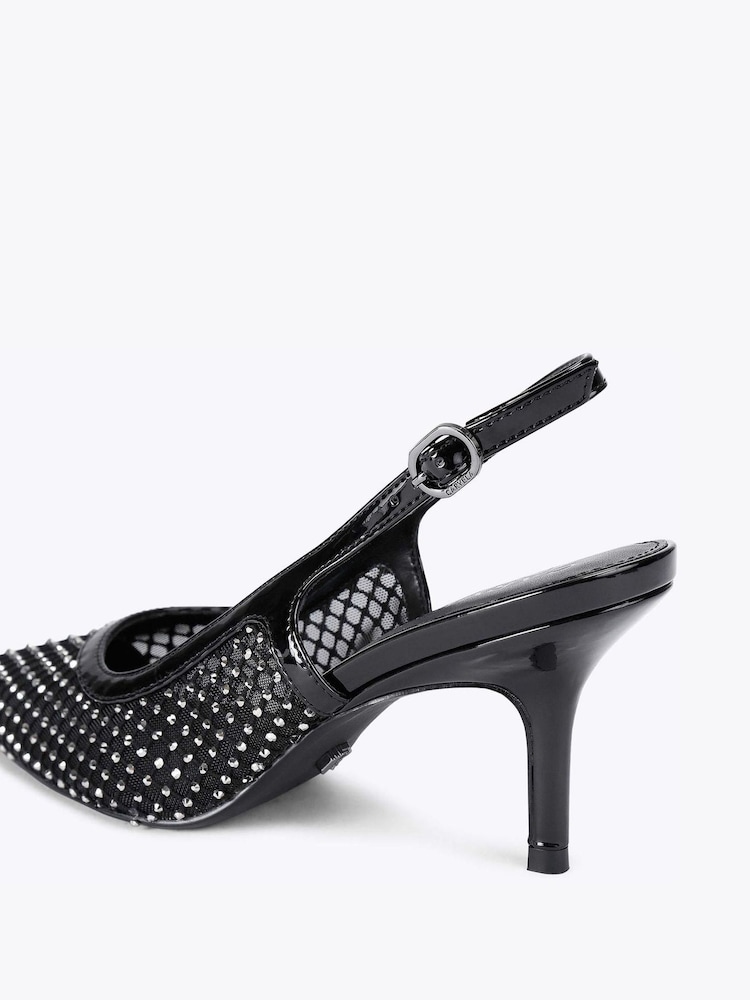 Carvela Lavish Jewel Black Shoes - Imagem 2 de 4