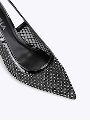 Carvela Lavish Jewel Black Shoes - Imagem 4 de 4