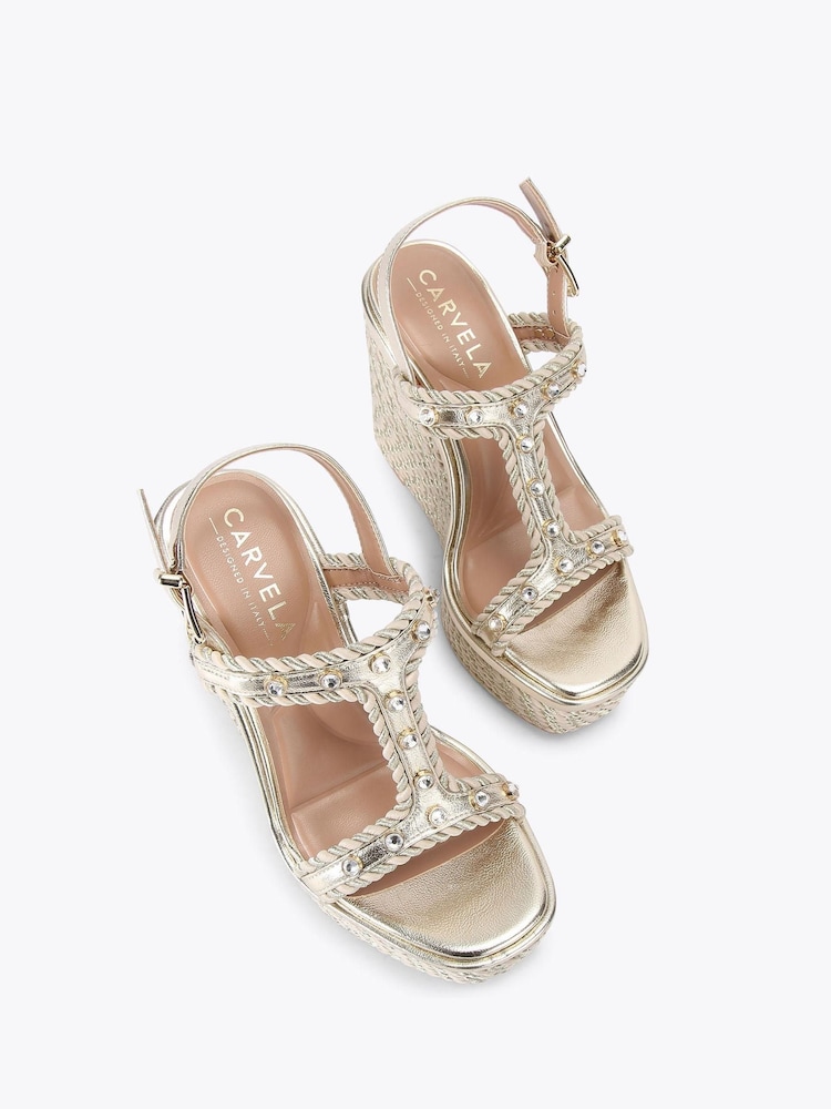 Carvela Sorella Wedge Sandals - Image 2 of 4