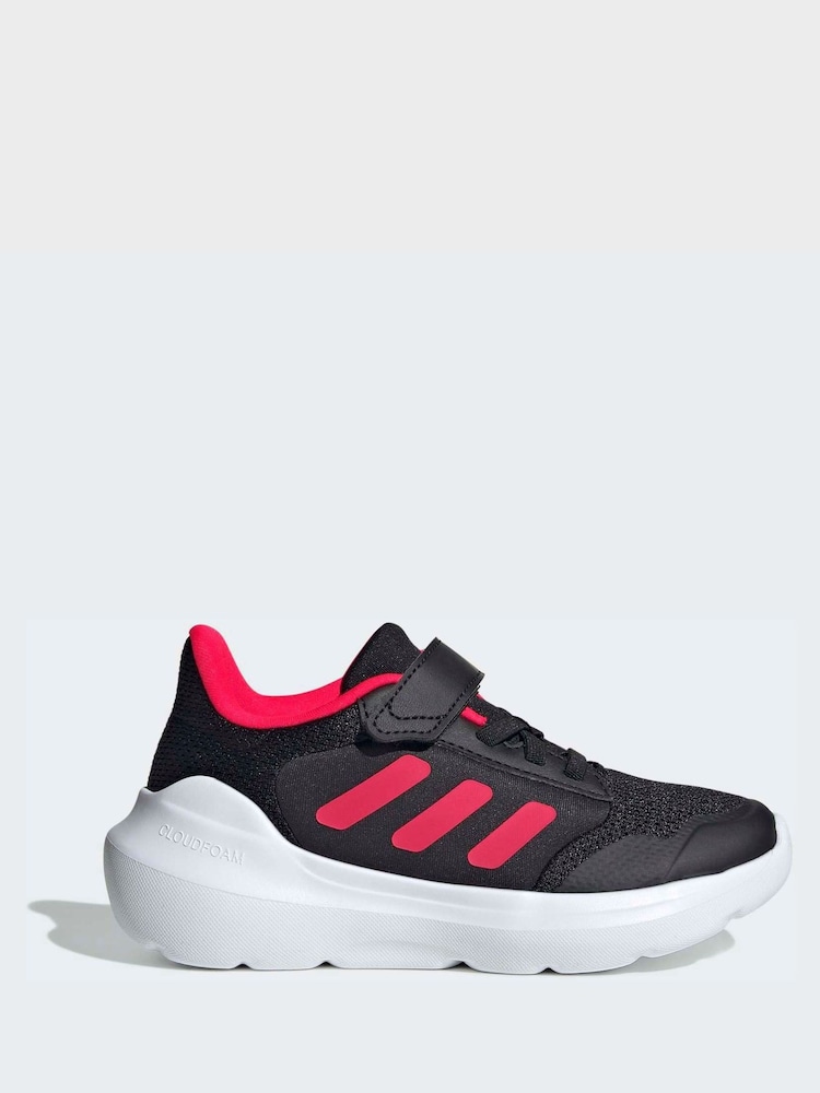 adidas Black/Red Tensaur Run 2.0 Hook and Loop Kids Trainers - Image 1 of 9 adidas Black/Red Tensaur Run 2.0 Hook and Loop Kids Trainers - Image 1 of 9