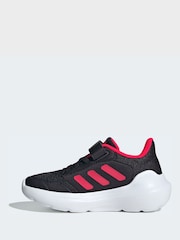 adidas Black/Red Tensaur Run 2.0 Hook and Loop Kids Trainers - Image 2 of 9
