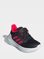 adidas Black/Red Tensaur Run 2.0 Hook and Loop Kids Trainers - Image 3 of 9