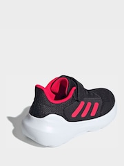 adidas Black/Red Tensaur Run 2.0 Hook and Loop Kids Trainers - Image 4 of 9
