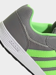 adidas Grey Tensaur Switch Hook and Loop Kids Trainers - Image 6 of 10