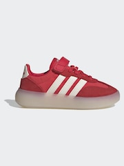adidas Red Barreda Decode Elastic Lace Kids Trainers - Image 1 of 10