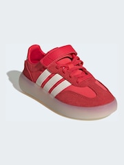 adidas Red Barreda Decode Elastic Lace Kids Trainers - Image 2 of 10