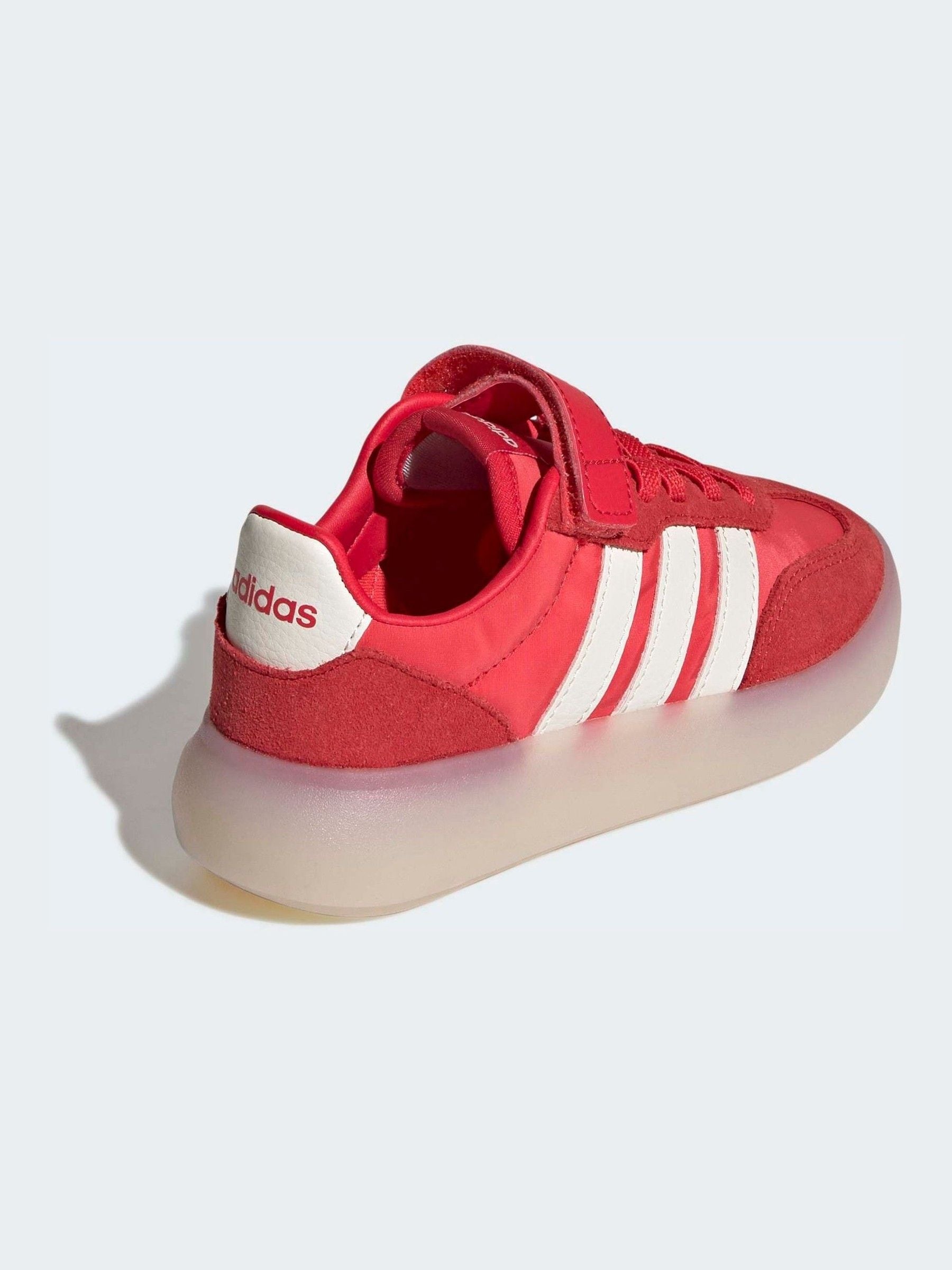Buy adidas Red Barreda Decode Elastic Lace Kids Trainers from Next USA