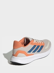 adidas Brown Runfalcon 5 Lace Running Junior Trainers - Image 4 of 9