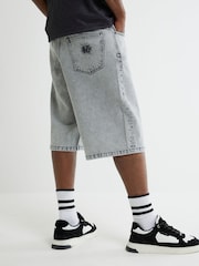 Calções Jeans Jorts River Island - Imagem 3 de 4