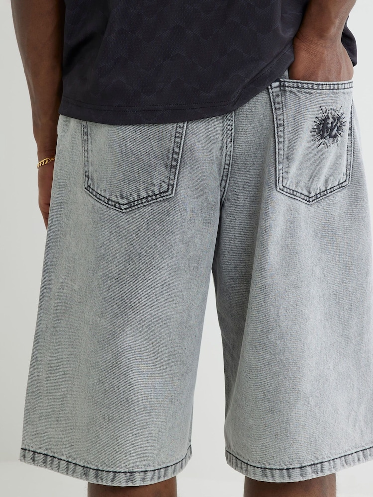 Calções Jeans Jorts River Island - Imagem 4 de 4
