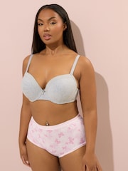 Yours Curve Pink Full Knickers 5 Pack - Image 7 of 10