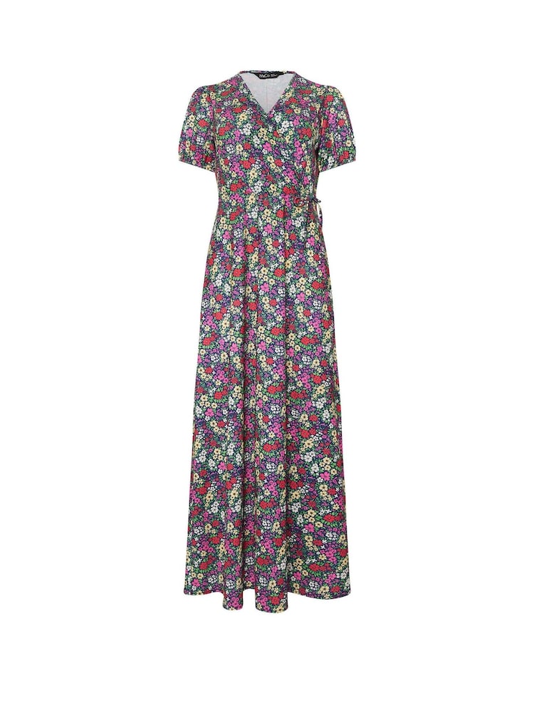 M&Co Ditsy Maxi Wrap Dress - Bild 1 von 1