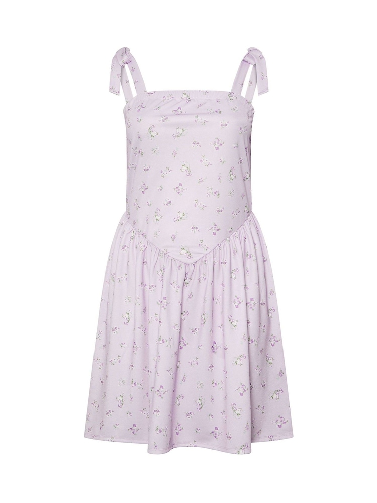 Yours Curve Purple Limited V Dress - Image 2 of 2
