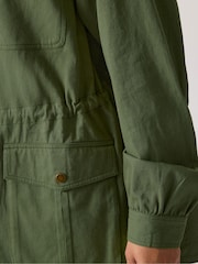 Yours Curve Green Carpenter Jacket - Image 4 of 5
