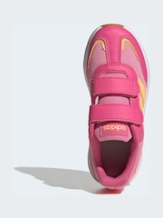 adidas Pink Tensaur Switch Kids Trainers - Image 4 of 8