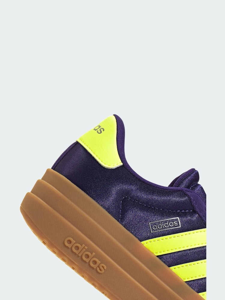 adidas Purple VL Court Bold Junior Trainers - Image 9 of 9