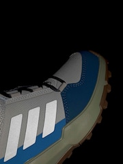 adidas Grey Terrex Ax4r Mid Hiking Kids Trainers - Image 2 of 11