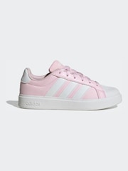 adidas Pink Street Talk Lace Junior Trainers - Image 1 of 10