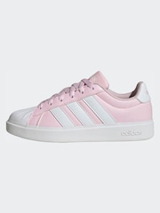 adidas Pink Street Talk Lace Junior Trainers - Image 10 of 10