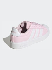 adidas Pink Street Talk Lace Junior Trainers - Image 9 of 10