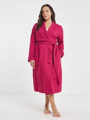Simply Be Pink Pretty Secrets Waffle Gown - Image 2 of 4